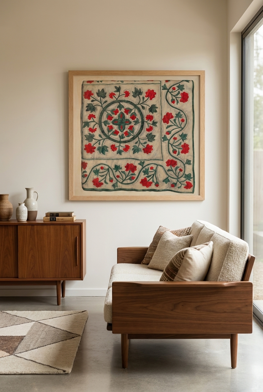 Quilt (Flowers in Circle)