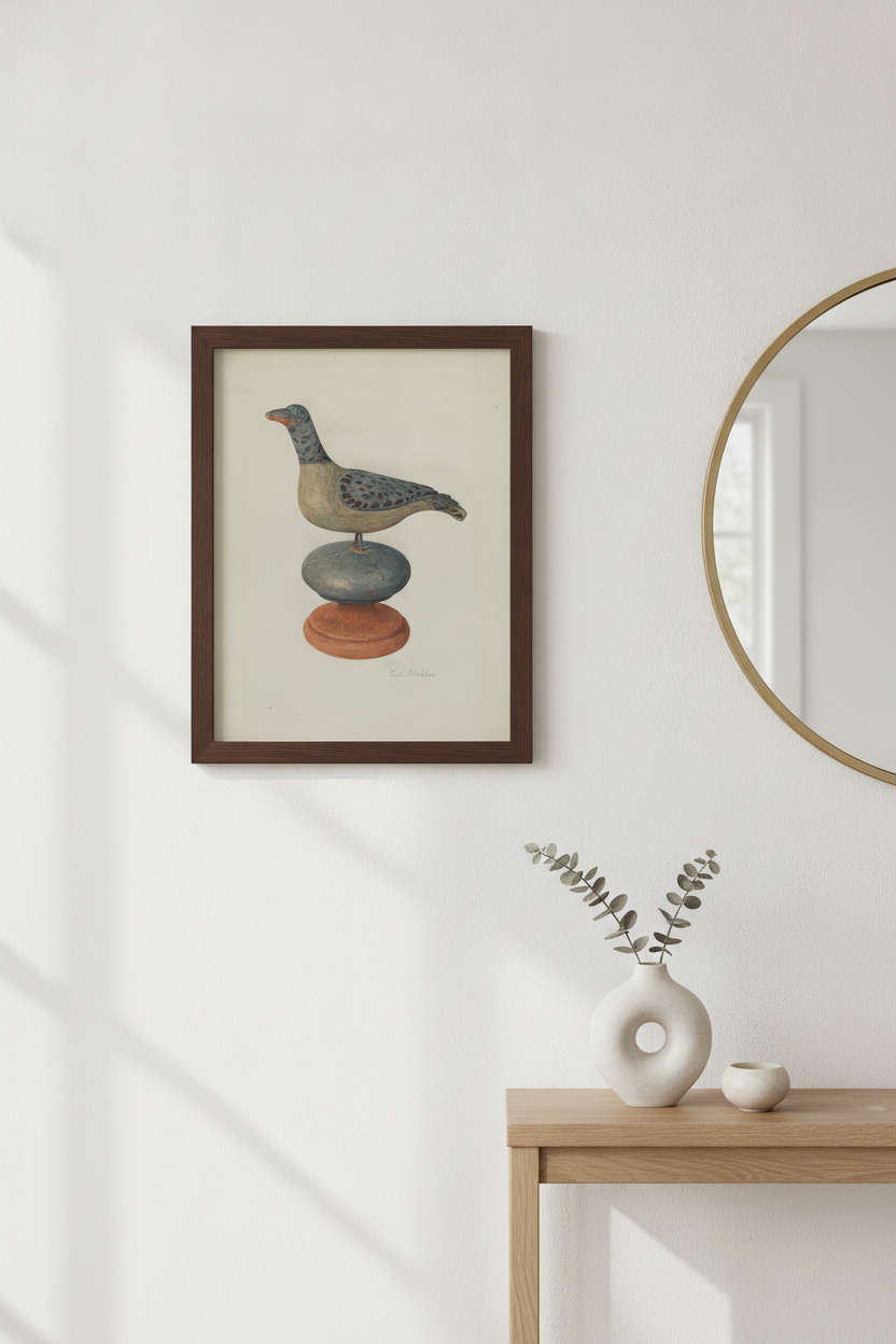 Pa. German Carved Bird