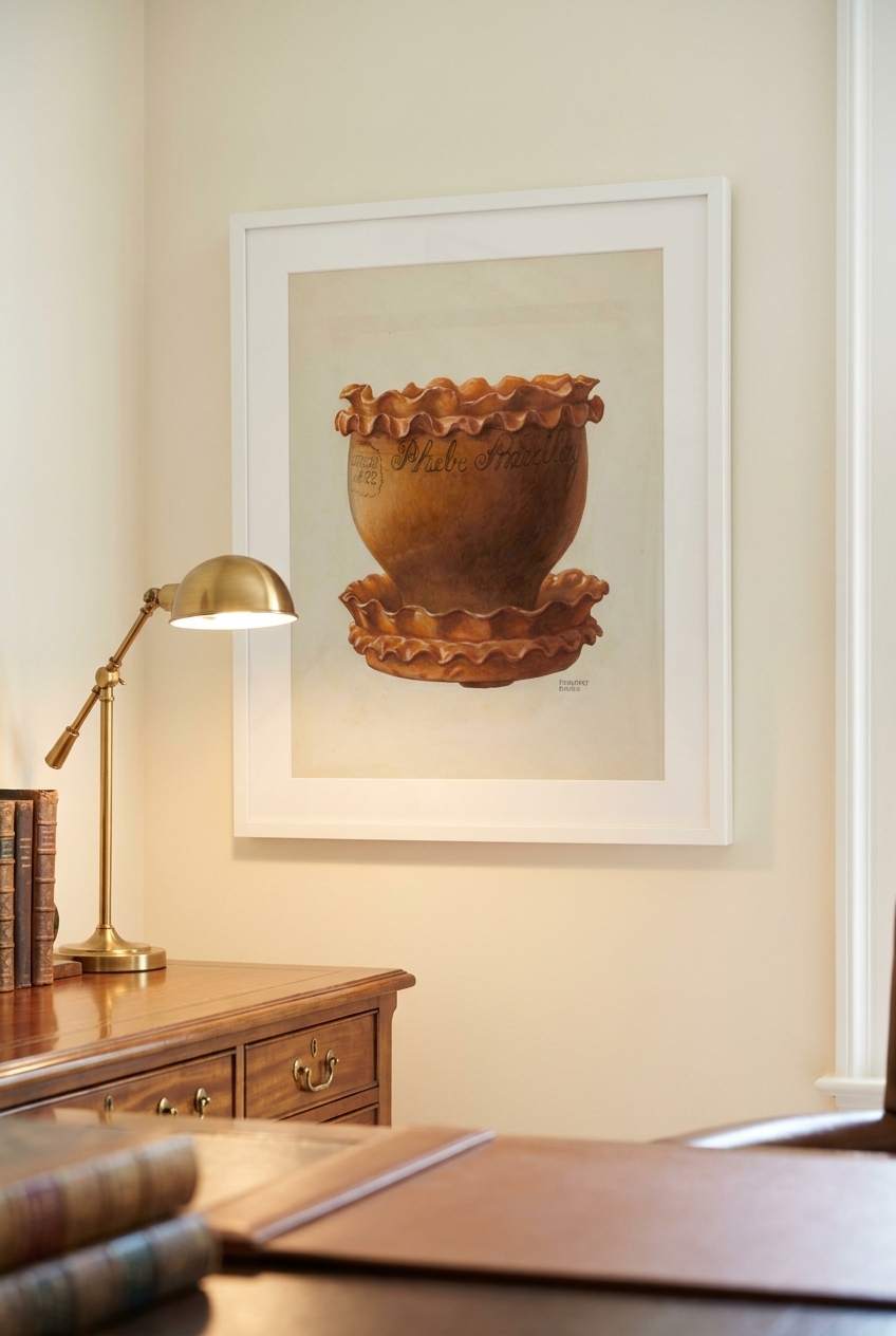 Pa. German Flower Pot and Saucer