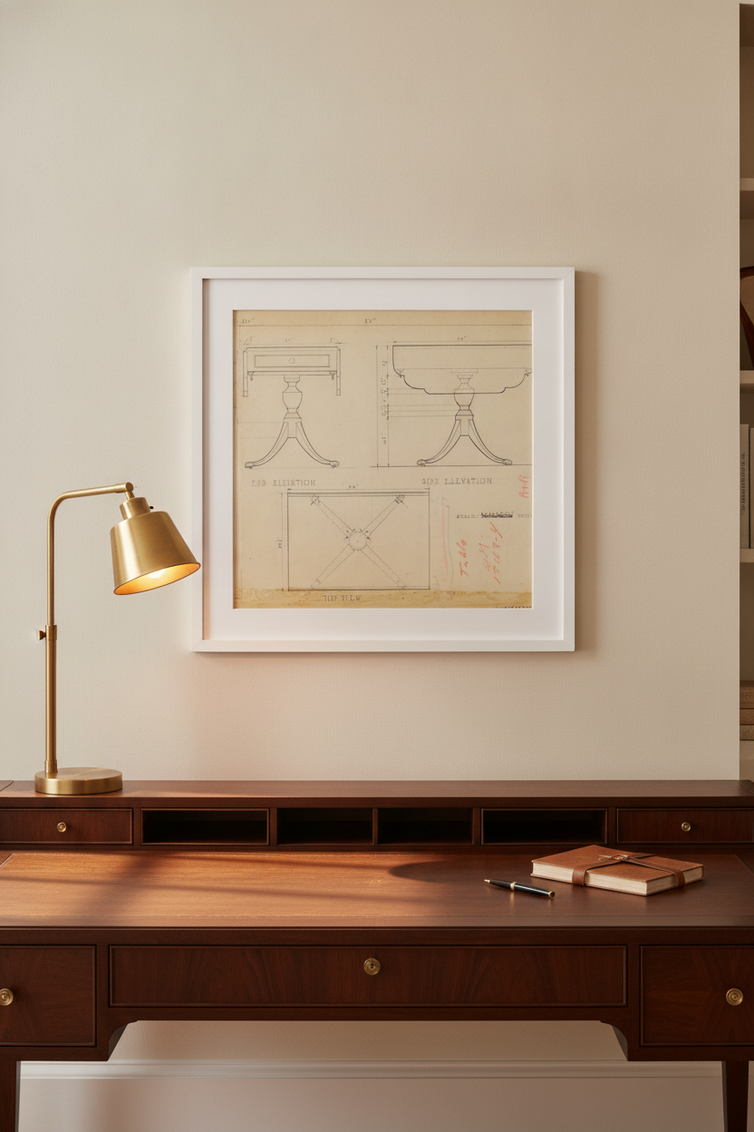 Drop Leaf, Pedestal Table