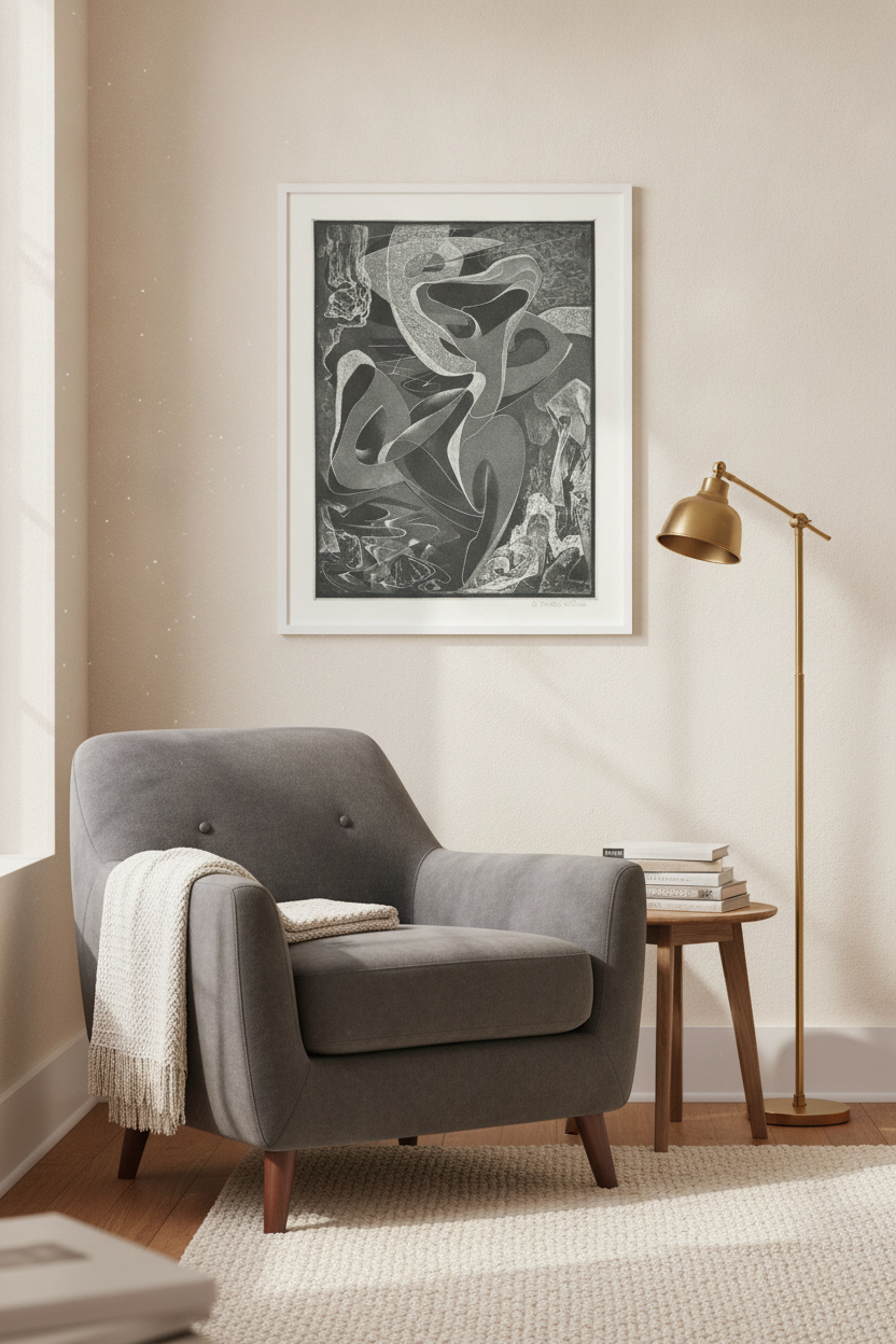 Motif In A Seascape-Three Nudes