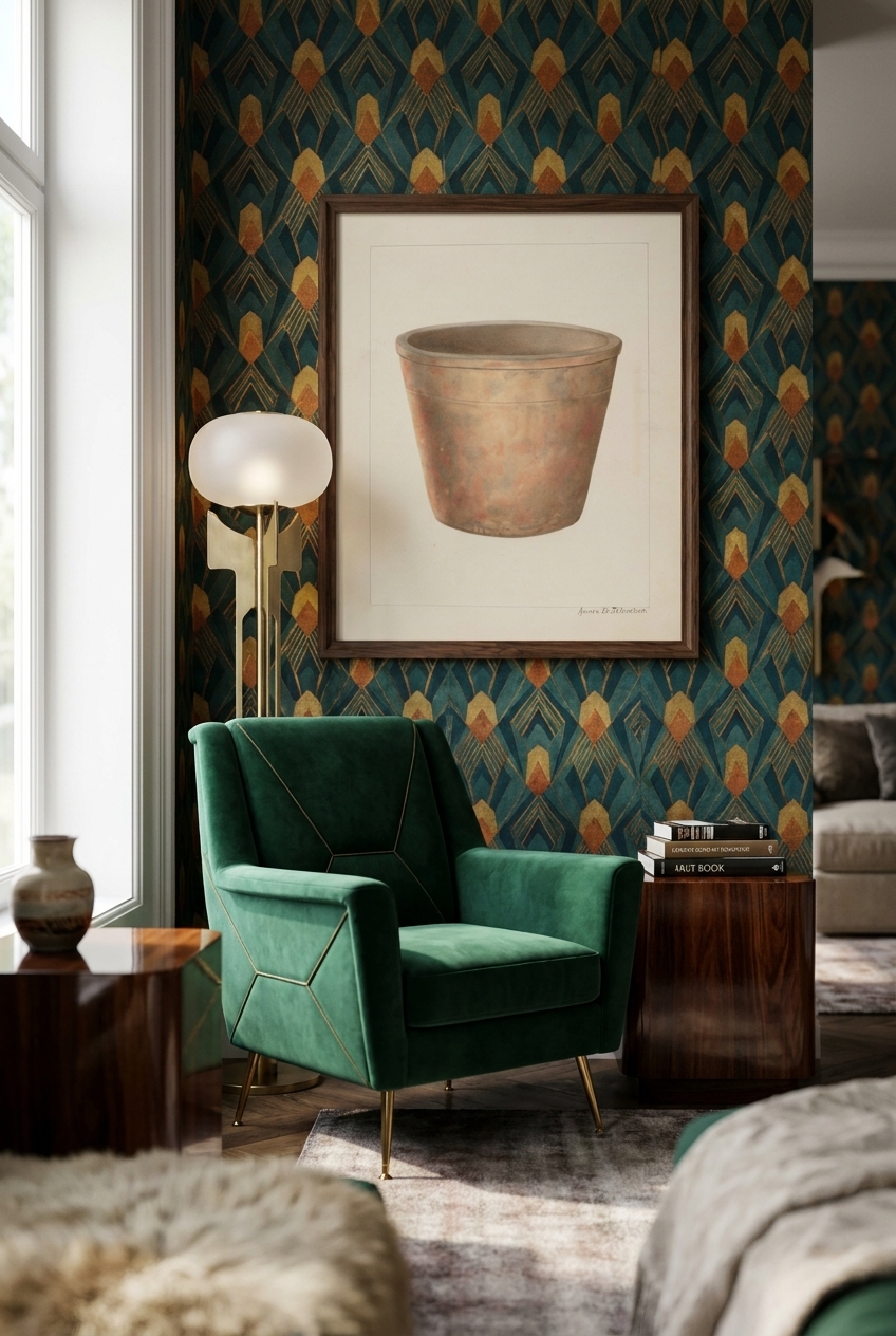 Stoneware Flower Pot