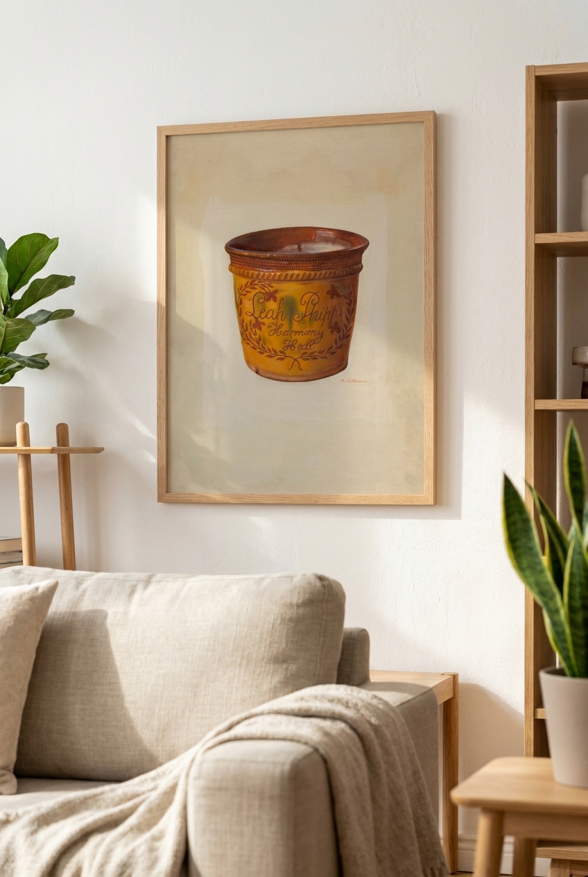 Pa. German Flower Vase