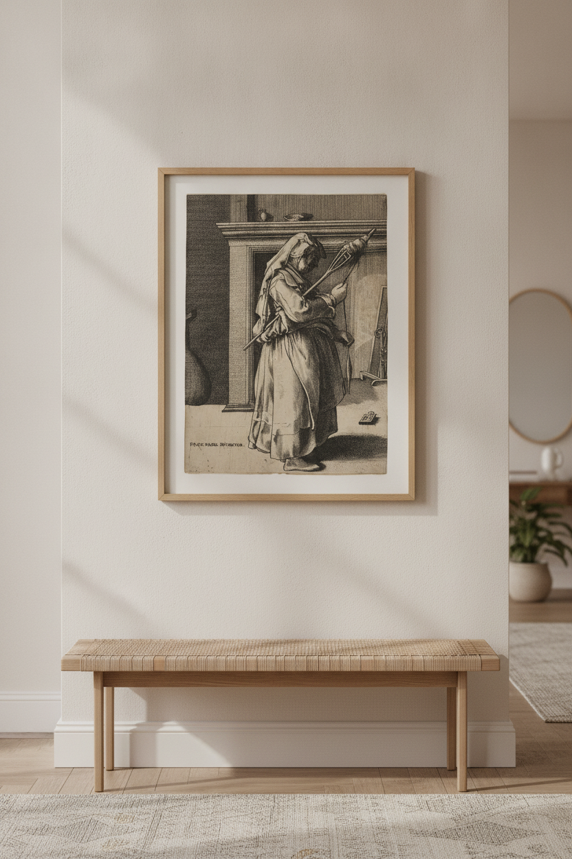 Old Woman with a Distaff