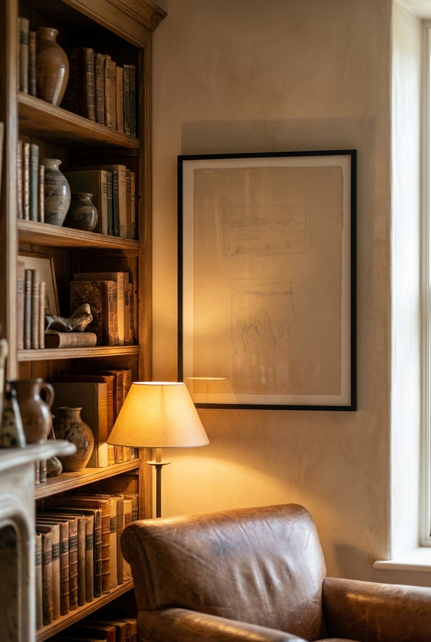 Two Sketches of Landscape Pictures hung at the Society of British Artists
