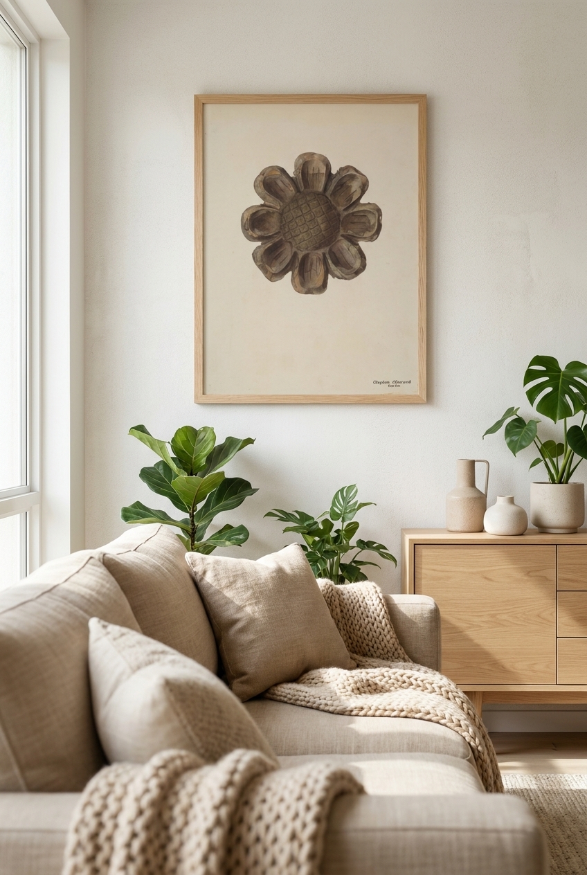 Wood Carving - Flower