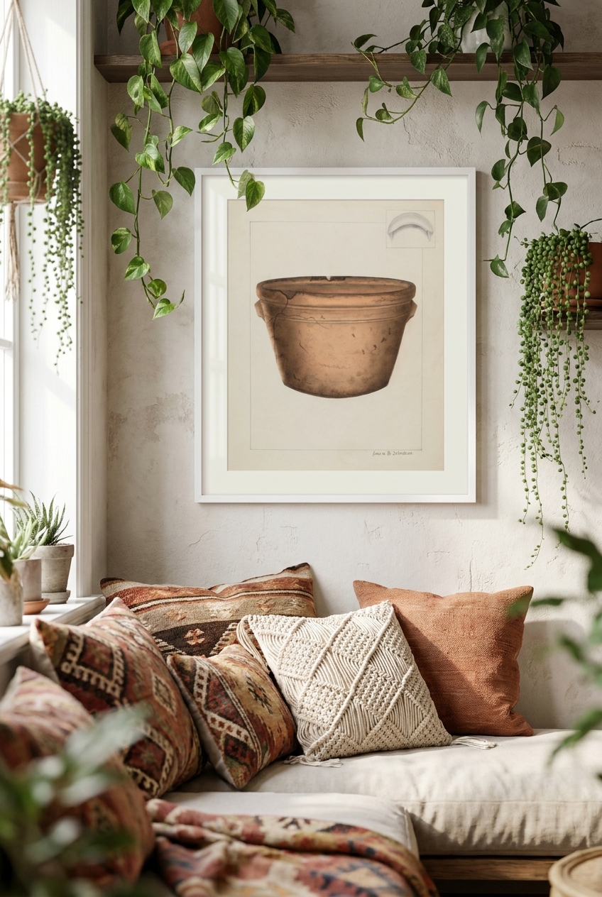 Pottery Flower Pot