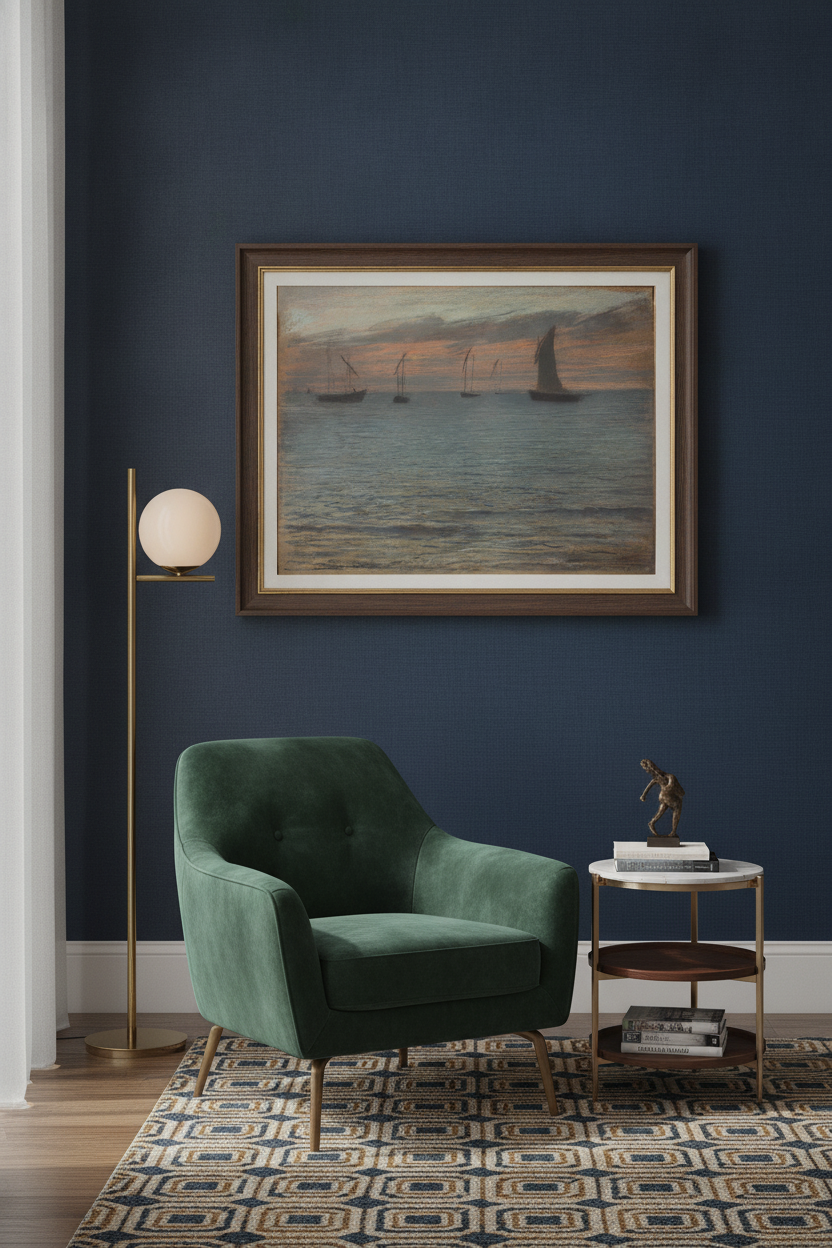 A Seascape at Sunset
